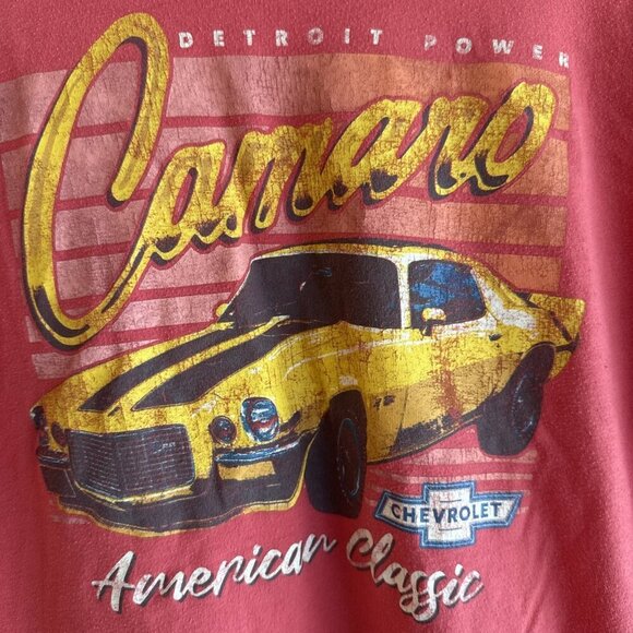 GM Officially Licensed Women’s Sm Cropped T-Shirt Chevrolet Camaro Bumblebee Car - Picture 5 of 9